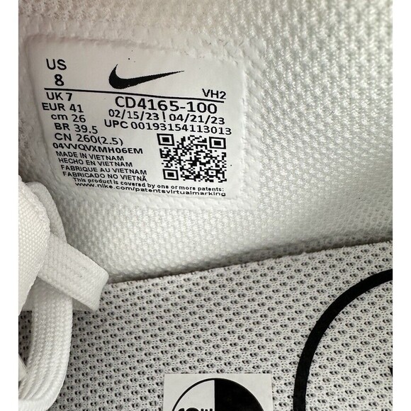 Nike Air Max Excee White Black Shoes Mens Size 8 CD4165-100 NEW - Picture 8 of 8